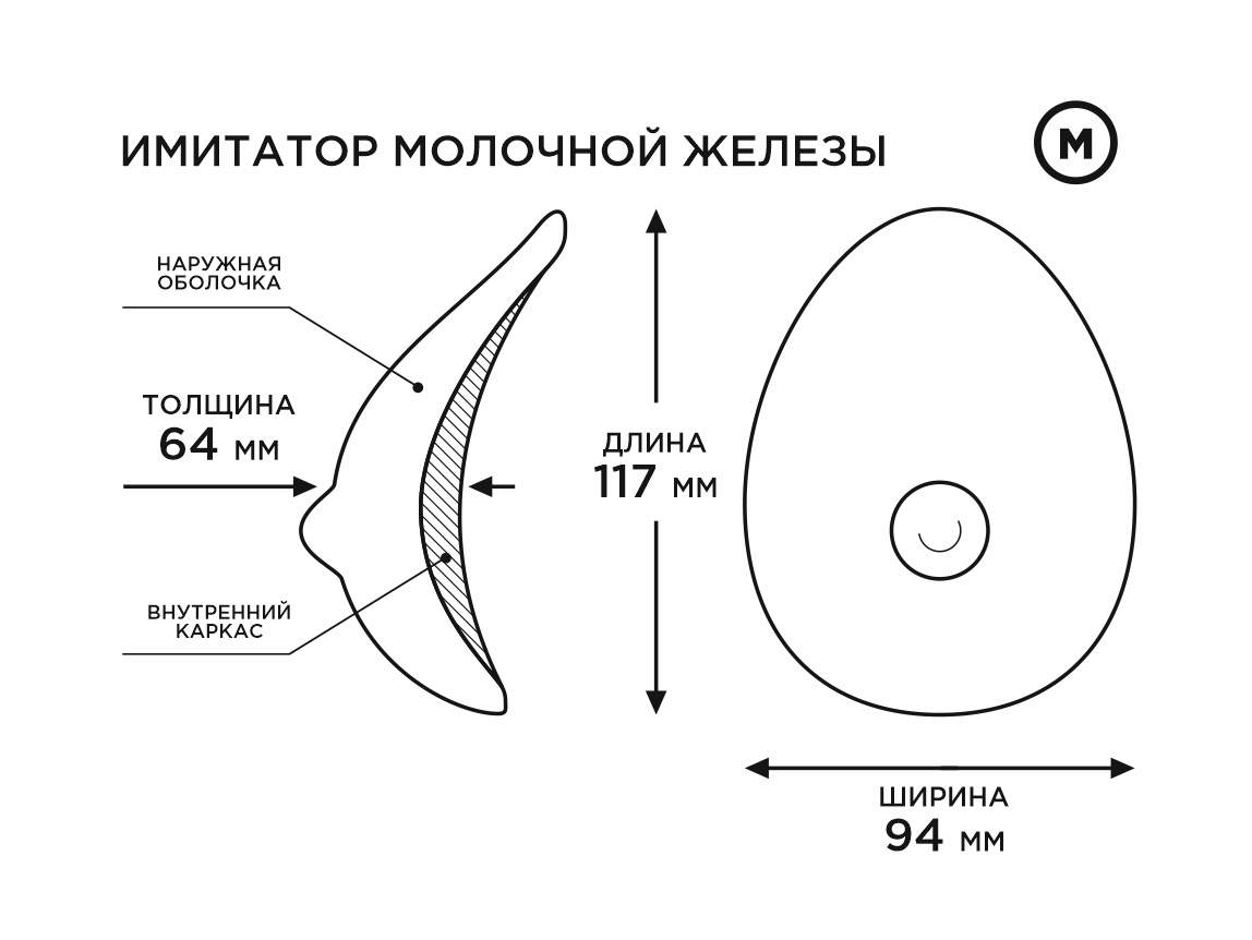 Имитатор молочной железы 3 неоскин — изображение 2